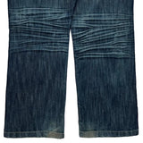Guitar Embroidery Unbranded Hip Hop Jeans - 36W 30L Blue Cotton Blend