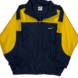 Nike Spellout Windbreaker - Medium Navy Polyester