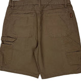 Wolverine Cargo Shorts - 34W 10L Brown Cotton