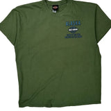 Harley Davidson Graphic T-Shirt - XL Green Cotton