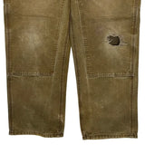 Carhartt Double Knee Carpenter Pants - 34W 28L Brown Cotton