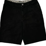 Quiksilver Shorts - 33W 9L Black Cotton