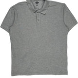 Dickies Polo Shirt - XL Gray Cotton Blend