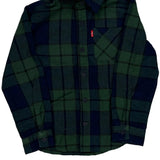 Age 4-5 Levis Checked Flannel Shirt - Small Blue Cotton