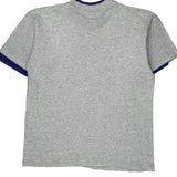 Lighthouse Print Oneita Single Stitch T-Shirt - Medium Grey Cotton