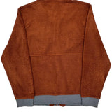 Patagonia Fleece Jacket - Large Brown Polyester