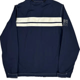 Tommy Hilfiger Striped Windbreaker - Small White Polyester
