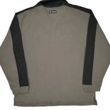 Columbia 1/4 Zip - Large Gray Cotton Blend
