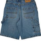 Nevada Carpenter Shorts - 32W 11L Blue Cotton