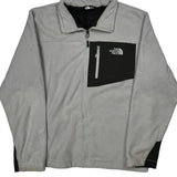The North Face Fleece Jacket - Large Grey Polyester