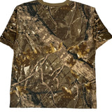 Mountain Ridge Camo T-Shirt - Medium Khaki Cotton