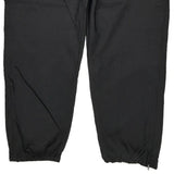 Reebok Track Pants - Large Black Nylon