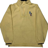 Disneyland Resort Disney Cartoon 1/4 Zip - Medium Yellow Cotton