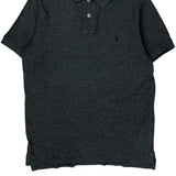 Polo By Ralph Lauren Slim Fit Polo Shirt - Medium Grey Cotton