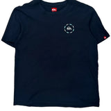 Quiksilver T-Shirt - Large Navy Cotton
