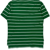 Polo By Ralph Lauren Striped Polo Shirt - XL Green Cotton