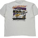 Racing Oneita Graphic T-Shirt - 2XL White Cotton