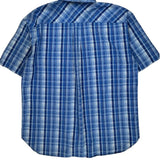 Tommy Hilfiger Checked Short Sleeve Shirt - XL Blue Cotton