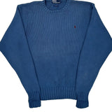 Polo By Ralph Lauren Sweater - Large Blue Cotton