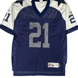 Dallas Cowboys Reebok Nfl Football Jersey - Large Blue Polyester
