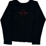 Las Vegas Harley Davidson Graphic Long Sleeve T-Shirt - XL Black Cotton