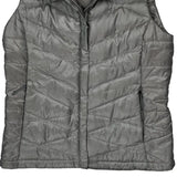 550 Fill The North Face Puffer Vest - Small Gray Polyester
