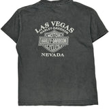 Age 6-8 Harley Davidson Graphic T-Shirt - Small Grey Cotton