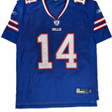 Buffalo Bills Reebok Nfl Football Jersey - Large Blue Polyester