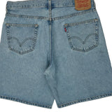Levis Denim Shorts - 36W 9L Light Wash Cotton