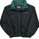 Timberland Jacket - Medium Black Cotton Blend