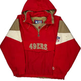 San Francisco 49Ers Starter Nfl Anorak - Medium Beige Nylon