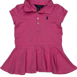 Age 2 Polo By Ralph Lauren Dress - 2XS Pink Cotton