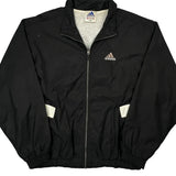 Adidas Windbreaker - Large Black Polyester