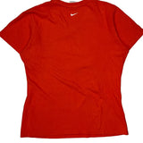 Nike College T-Shirt - XL Red Cotton