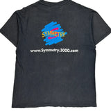 Hanes Single Stitch T-Shirt - XL Black Cotton