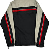 Tommy Hilfiger Striped Ski Jacket - Small Gray Polyester