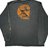 Deer Graphic Carhartt Long Sleeve T-Shirt - XL Grey Cotton