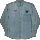 Lee Denim Shirt - XL Blue Cotton