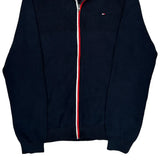 Tommy Hilfiger Striped Sweater - XL Navy Cotton