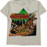 Steve Kinser Hanes Graphic T-Shirt - Large White Cotton