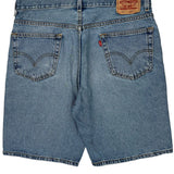 Levis Denim Shorts - 36W 10L Blue Cotton