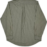 Tommy Hilfiger Striped Shirt - Large Khaki Cotton