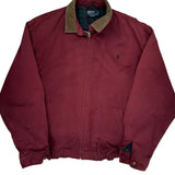 Polo By Ralph Lauren Harrington Jacket - Large Burgundy Cotton