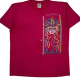 New Orleans French Quarter Jerzees Single Stitch T-Shirt - Large Red Cotton