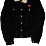 Dickies Sherpa Lined Cord Jacket - Small Black Corduroy
