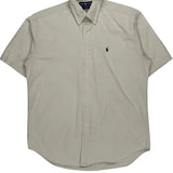 Ralph Lauren Short Sleeve Shirt - Medium Beige Cotton