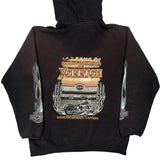 Yorkton Harley Davidson Graphic Hoodie - Medium Black Cotton