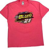 The Pitbull Gildan Graphic T-Shirt - Large Pink Cotton