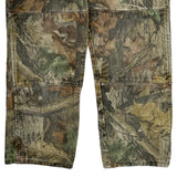 Wrangler Double Knee Pants - 35W 28L Camo Cotton