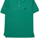 Age 8 Polo By Ralph Lauren Polo Shirt - Small Green Cotton